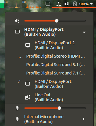 Sound Input & Output Device Chooser